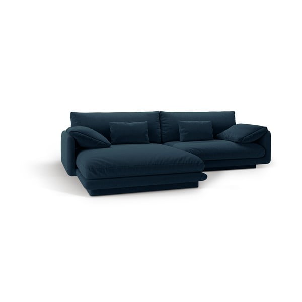 Tmavomodrá rohová pohovka (ľavý roh) Torino – Micadoni Home-image-2