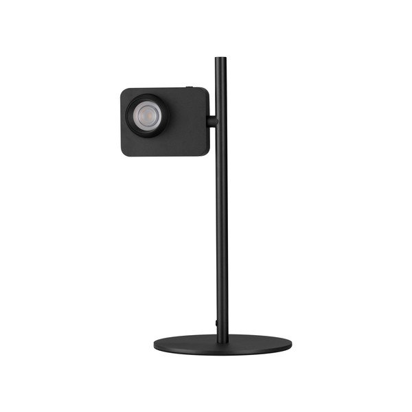 Čierna hliníková LED stolová lampa s ohýbateľnou konštrukciou/so stmievačom (výška  46 cm) Kedros – Nova Luce
