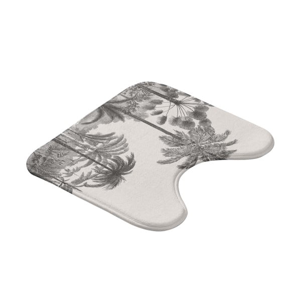 Čierno-béžová WC kúpeľňová predložka 45x45 cm Cocoty – douceur d'intérieur-image-2