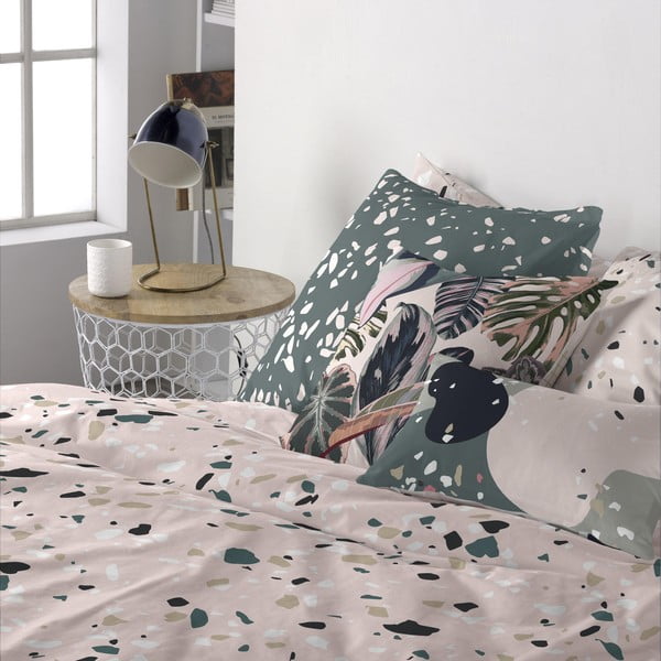 Súprava 2 bavlnených obliečok na vankúš Blanc Granite-image-1