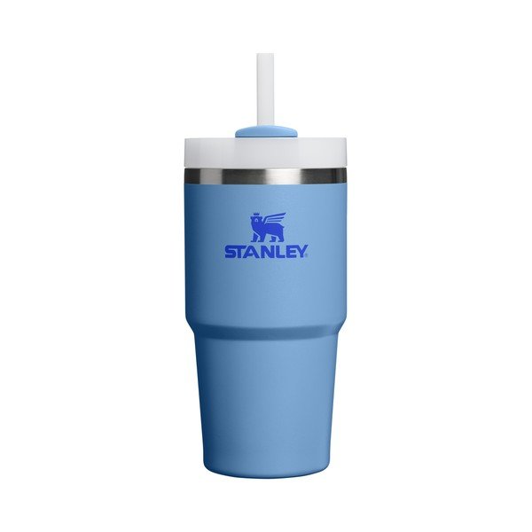 Modrá termoska so slamkou z nehrdzavejúcej ocele 600 ml Quencher H2.O FlowState™ Tumbler Blue Sky – Stanley