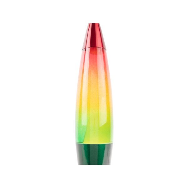 Zelená sklenená lávová lampa (výška  41,5 cm) Rainbow Rocket Lava – Leitmotiv-image-2