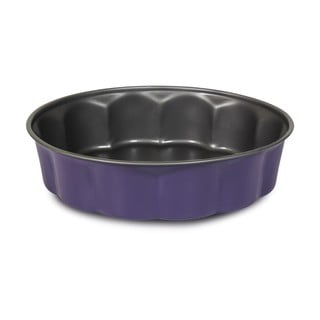 Fialová oceľová forma na tortu Guardini Bon Ton Fiorella, ø 26 cm
