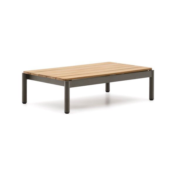 Záhradný konferenčný stolík z teakového dreva 57x91 cm Sorells – Kave Home