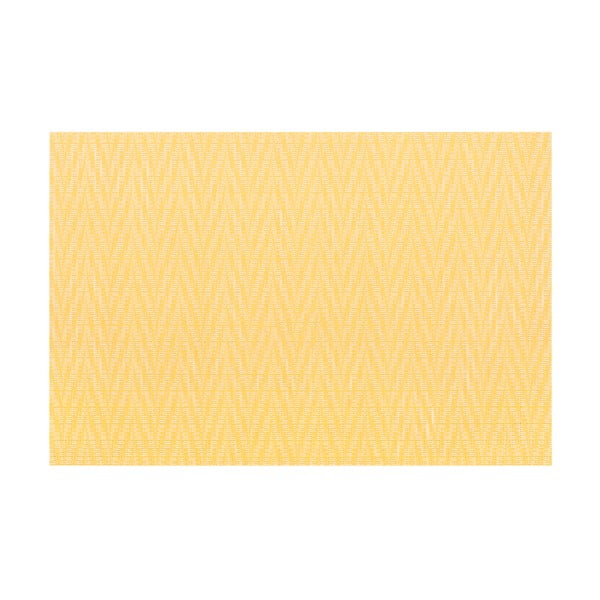 Žlté prestieranie Tiseco Home Studio Chevron, 45 × 30 cm