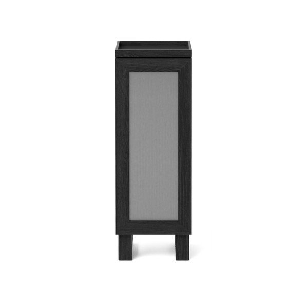 Čierna kúpeľňová skrinka z dubového dreva Wireworks Mezza-image-2