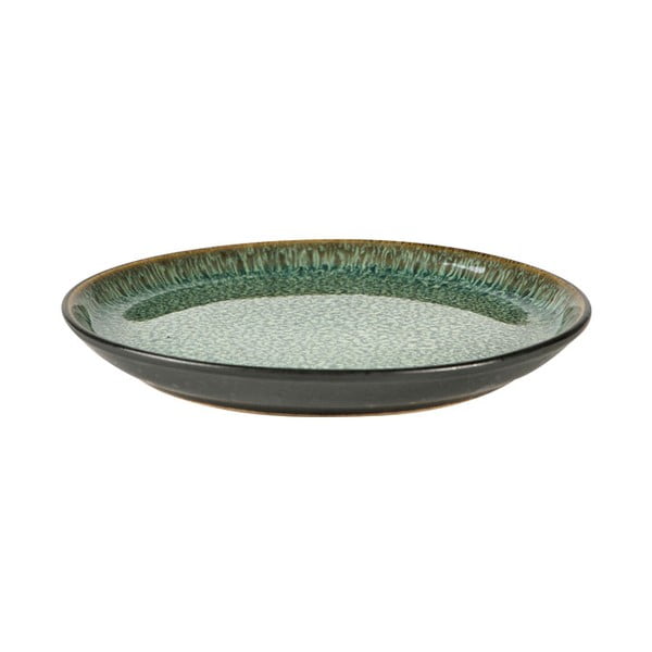 Zelený/čierny dezertný kameninový tanier ø 17 cm Gastro Green/Black – Bitz-image-2