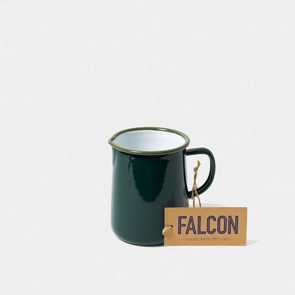 Tmavozelený smaltovaný džbán Falcon Enamelware OnePint, 586 ml