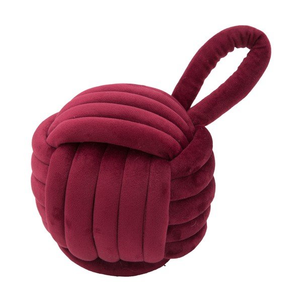 Vínovočervená zarážka do dverí Mauro Ferretti Ball, ø 14 cm-image-1