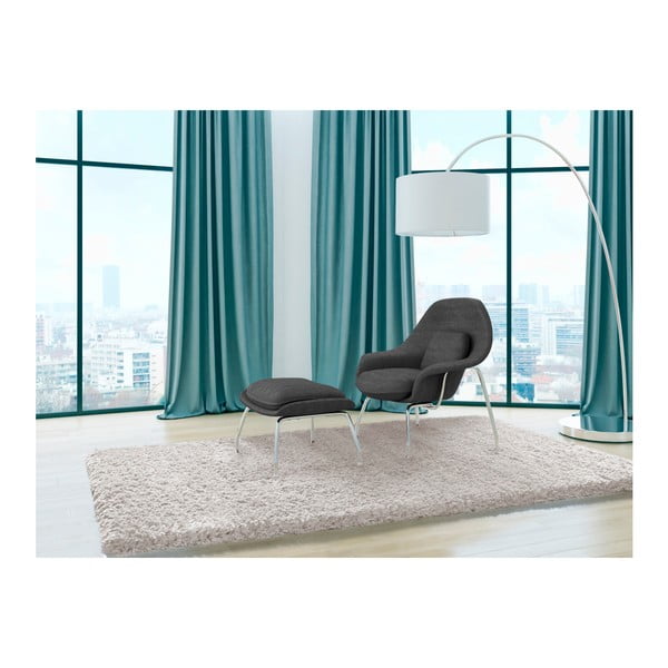 Biely koberec Universal Floki Liso, 140 x 200 cm-image-1