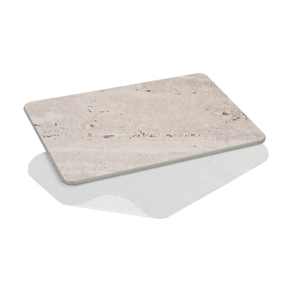 Svetlohnedá kúpeľňová predložka z kremeliny 39x60 cm Puna – Wenko-image-2