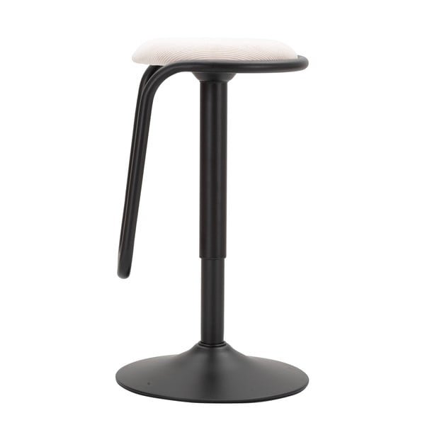 Biela/čierna čalúnená barová stolička s nastaviteľnou výškou (výška sedadla 61 cm) Destiny – Mauro Ferretti-image-3