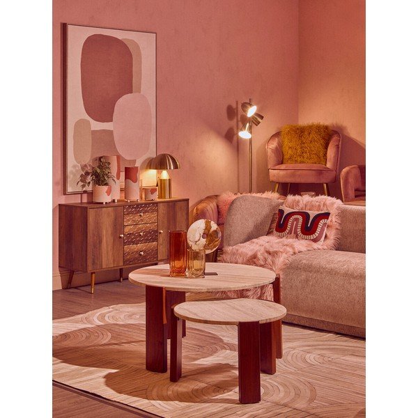 Komoda v tmavo prírodnej farbe 114x70x39 cm Frida – Premier Housewares-image-3