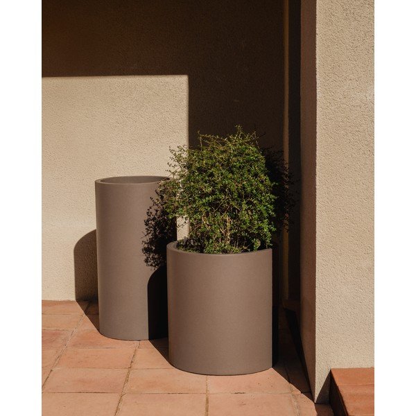 Betónový obal na kvetináč ø 52 cm Aiguablava – Kave Home-image-2
