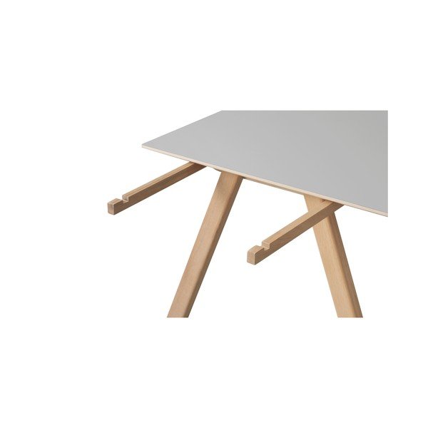 Sivá doska k rozšíreniu stola Unique Furniture Bilbao, 45 x 90 cm-image-2