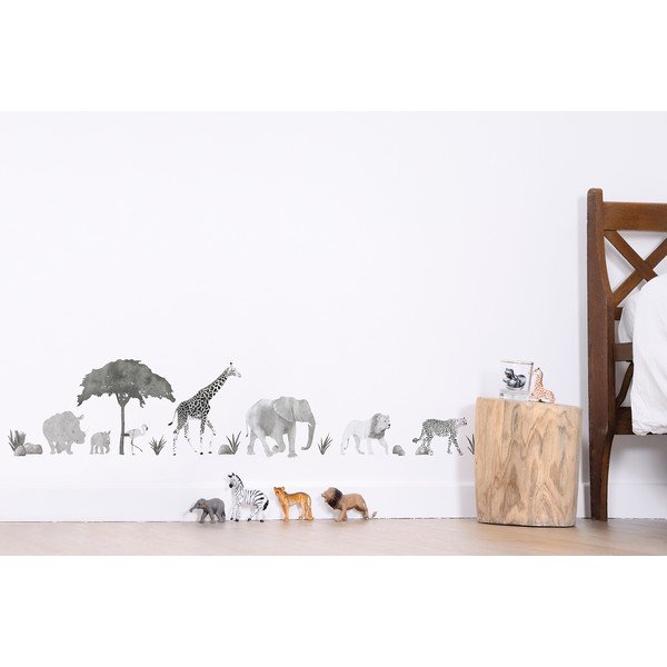 Hárok samolepiek 30x42 cm Wild Animals – Lilipinso-image-1