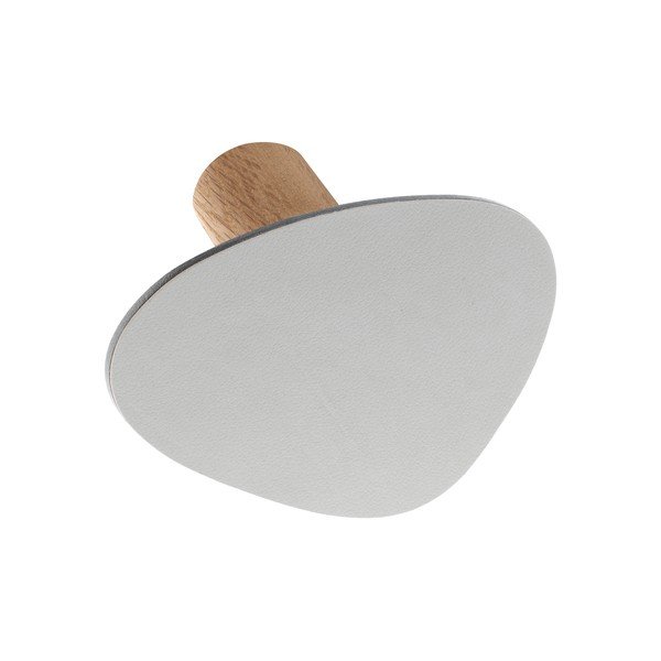 Svetlosivý nástenný oceľový háčik Dot L Nupo – LIND DNA