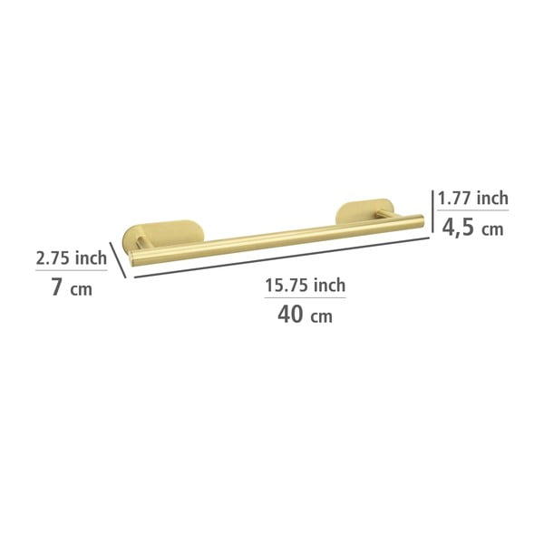 Samodržiaci držiak na uteráky z nerezovej ocele Orea Gold – Wenko-image-4