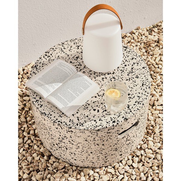 Bielo-hnedá vonkajšia lampa Kave Home Dialma-image-4