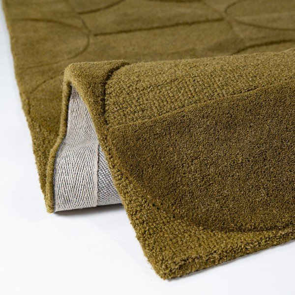 Tmavozelený ručne tkaný vlnený koberec 200x290 cm Gigi – Flair Rugs-image-4