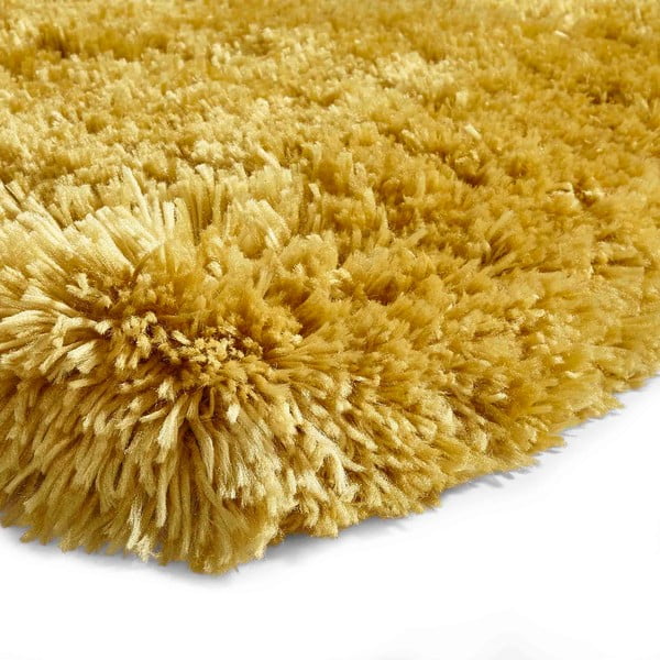 Žltý ručne tuftovaný koberec Think Rugs Polar PL Yellow, 80 × 150 cm-image-2