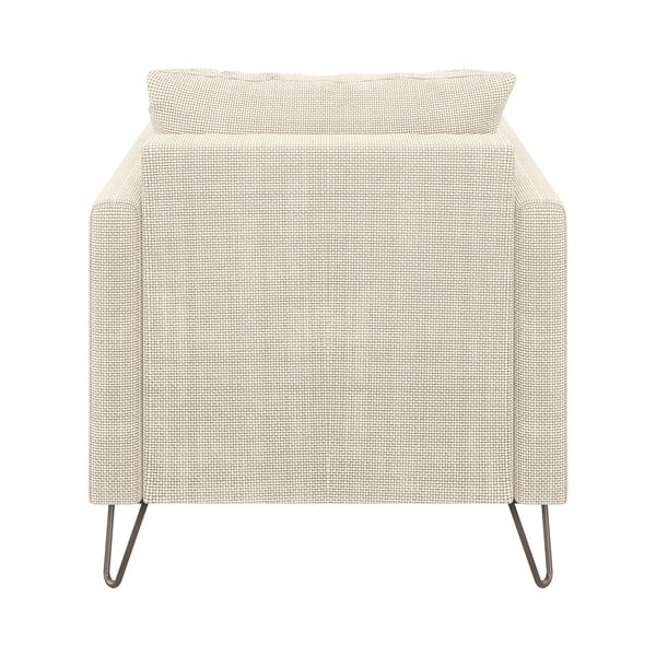 Krémové ženilkové kreslo Freya – Ropez-image-2