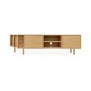 TV stolík v dekore duba v prírodnej farbe 189x50x44 cm Shift – Woodman