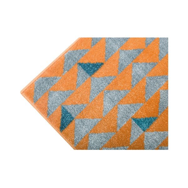 Oranžovo-sivý koberec Mazzini Sofas Montreal, 120 × 170 cm-image-1