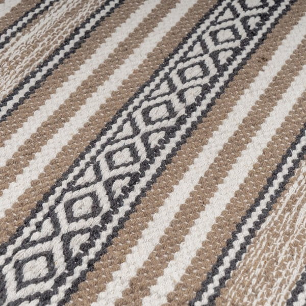 Béžový prateľný bavlnený koberec 60x90 cm – Casa Selección-image-1