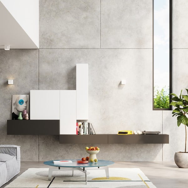 Biele stropné svietidlo s kovovým tienidlom 10x10 cm Pax – Sollux-image-4