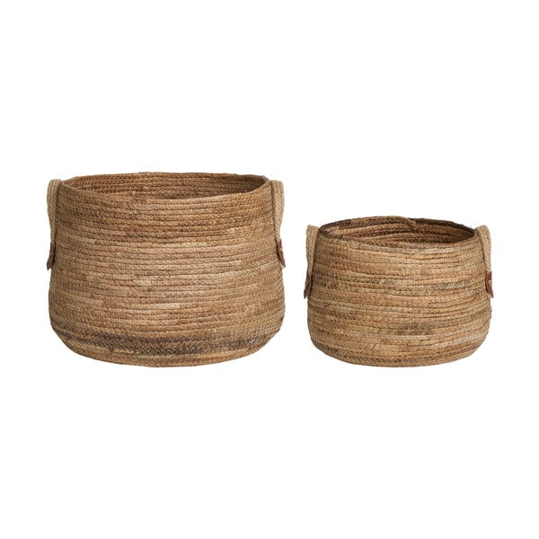 Košíky z prútia v súprave 2 ks ø 39x28,5 cm Aosta – House Nordic-image-4