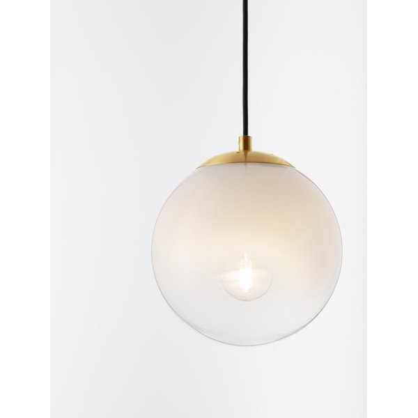 Biele/v zlatej farbe sklenené závesné svietidlo ø 20 cm Vita – Nova Luce-image-2