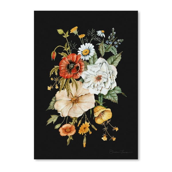 Plagát Wildflower Bouquet by Shealeen Louise, 30 x 42 cm