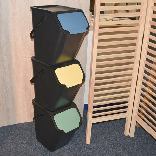 Plastový odpadkový kôš na triedený odpad 25 l Bin - Orion-image-2