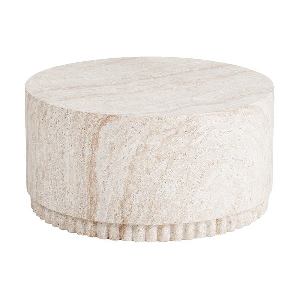 Keramický okrúhly Záhradný konferenčný stolík ø 60 cm Bonn – House Nordic-image-2