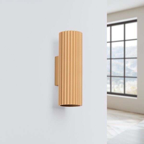 Nástenné svietidlo v zlatej farbe Gleam – Sollux-image-2