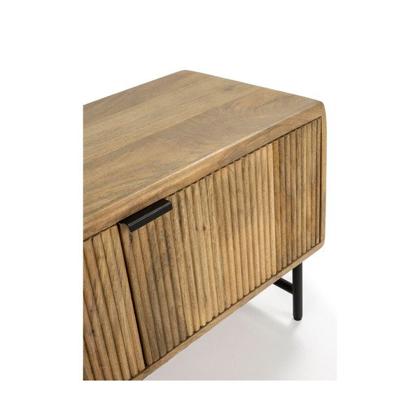TV stolík z mangového dreva v prírodnej farbe 190x50x40 cm Mundra – MOME-image-4