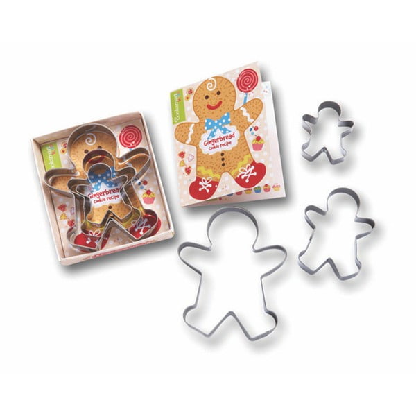 Sada 3 vykrajovadiel Cooksmart ® Gingerbread