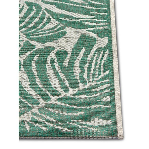 Zeleno-béžový vonkajší koberec NORTHRUGS Monstera, 140 x 200 cm-image-2