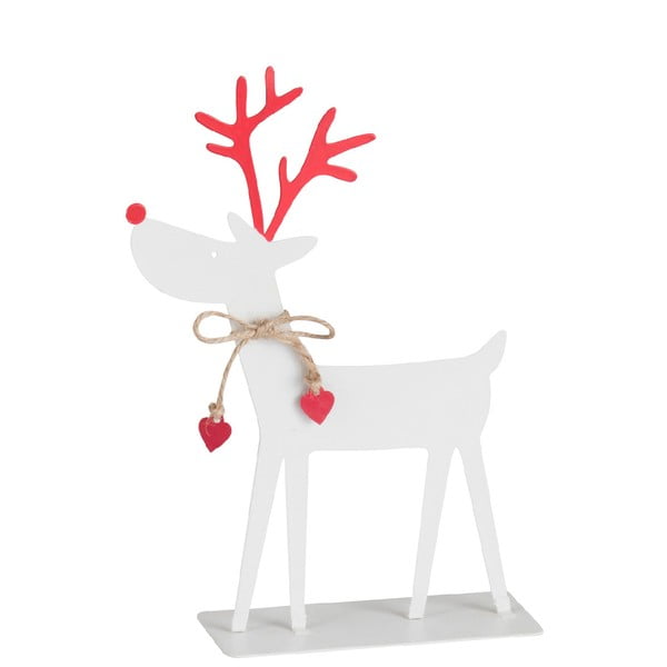 Vianočná kovová soška J-Line Reindeer