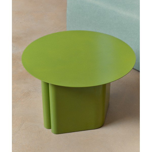 Kovový okrúhly odkladací stolík ø 55 cm Arvin – Kave Home-image-1