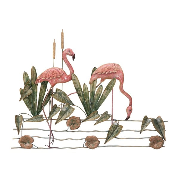 Nástenná dekorácia Mauro Ferretti Flamingo, 88 x 68,5 cm

