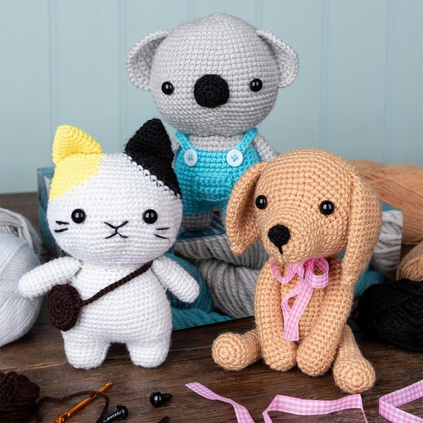 Kreatívna súprava DIY Crochet Cat – Rex London-image-1