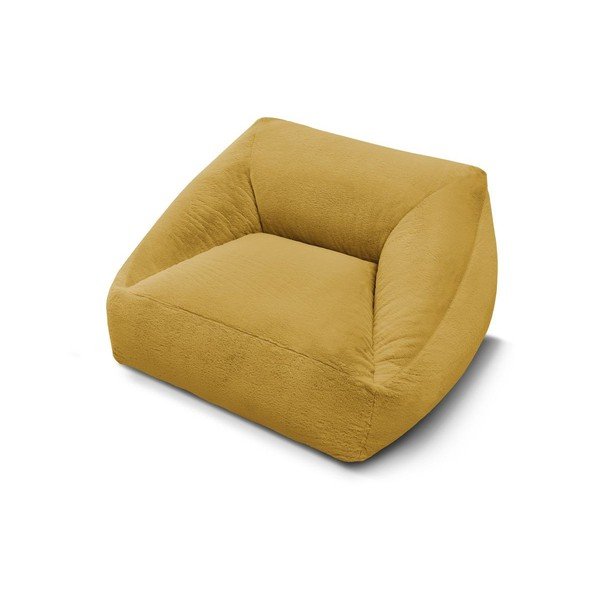 Žltý sedací vak z umelej kožušiny Lilibet – Bobochic Paris-image-4