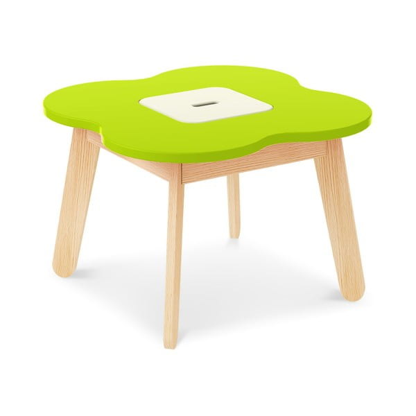Zelený detský stolík s úložným priestorom Timoore Simple Play
