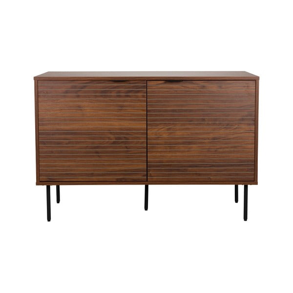 Hnedá komoda v dekore orecha 110x74x40 cm Stripes – White Label