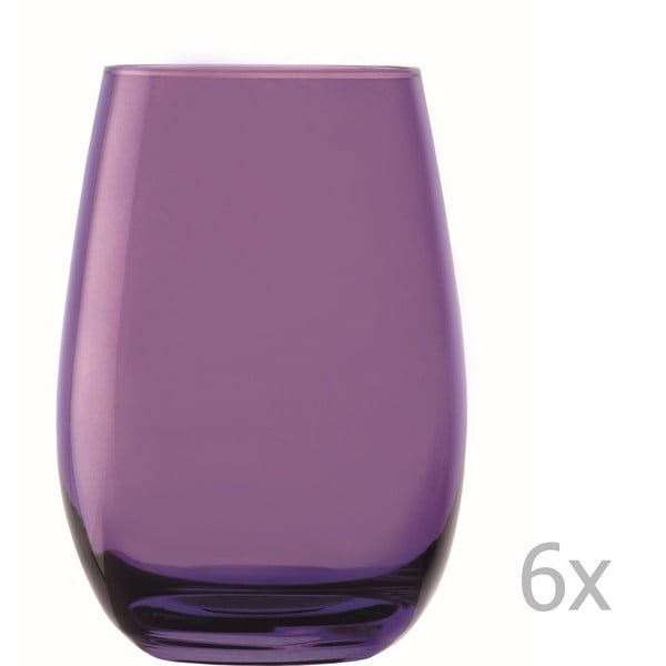 Sada 6 fialových pohárov Stölzle Lausitz Elements, 465 ml
