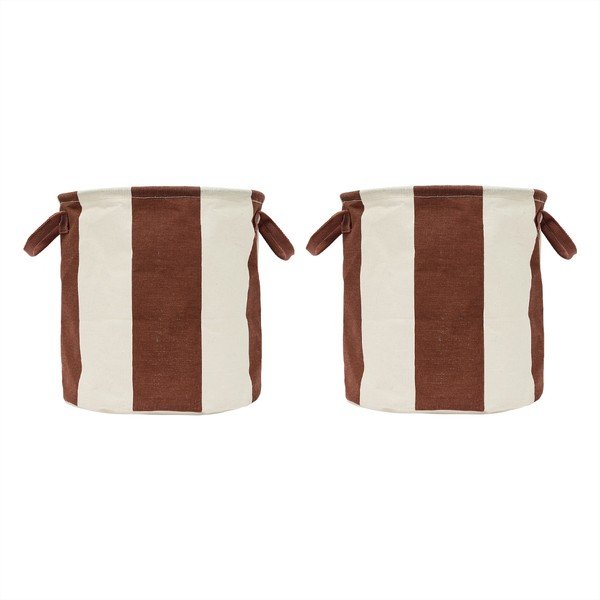 Látkové košíky v súprave 2 ks ø 32x32 cm Kara – OYOY Living Design