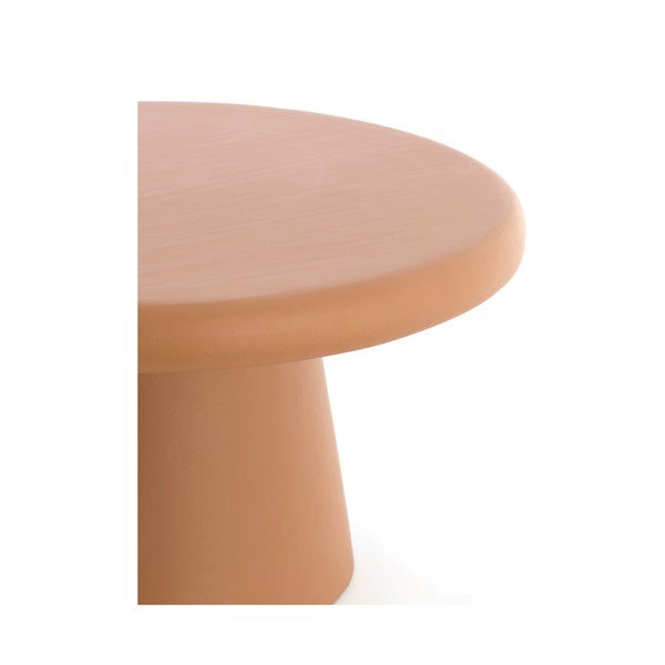 Okrúhly konferenčný stolík v terakotovej farbe ø 70 cm Kulona – Light & Living-image-4