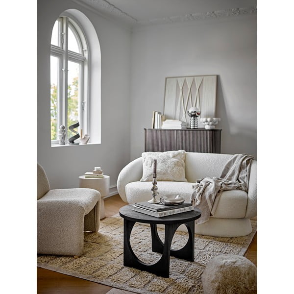 Stolová lampa v striebornej farbe so skleneným tienidlom (výška 32 cm) Spike – Bloomingville-image-3